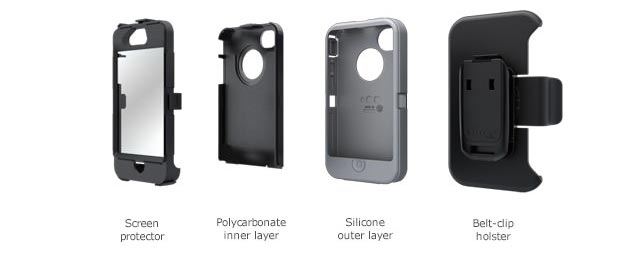 Otterbox Defender exploded view
